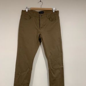 Outclass - 5-pocket Khaki Green Chinos